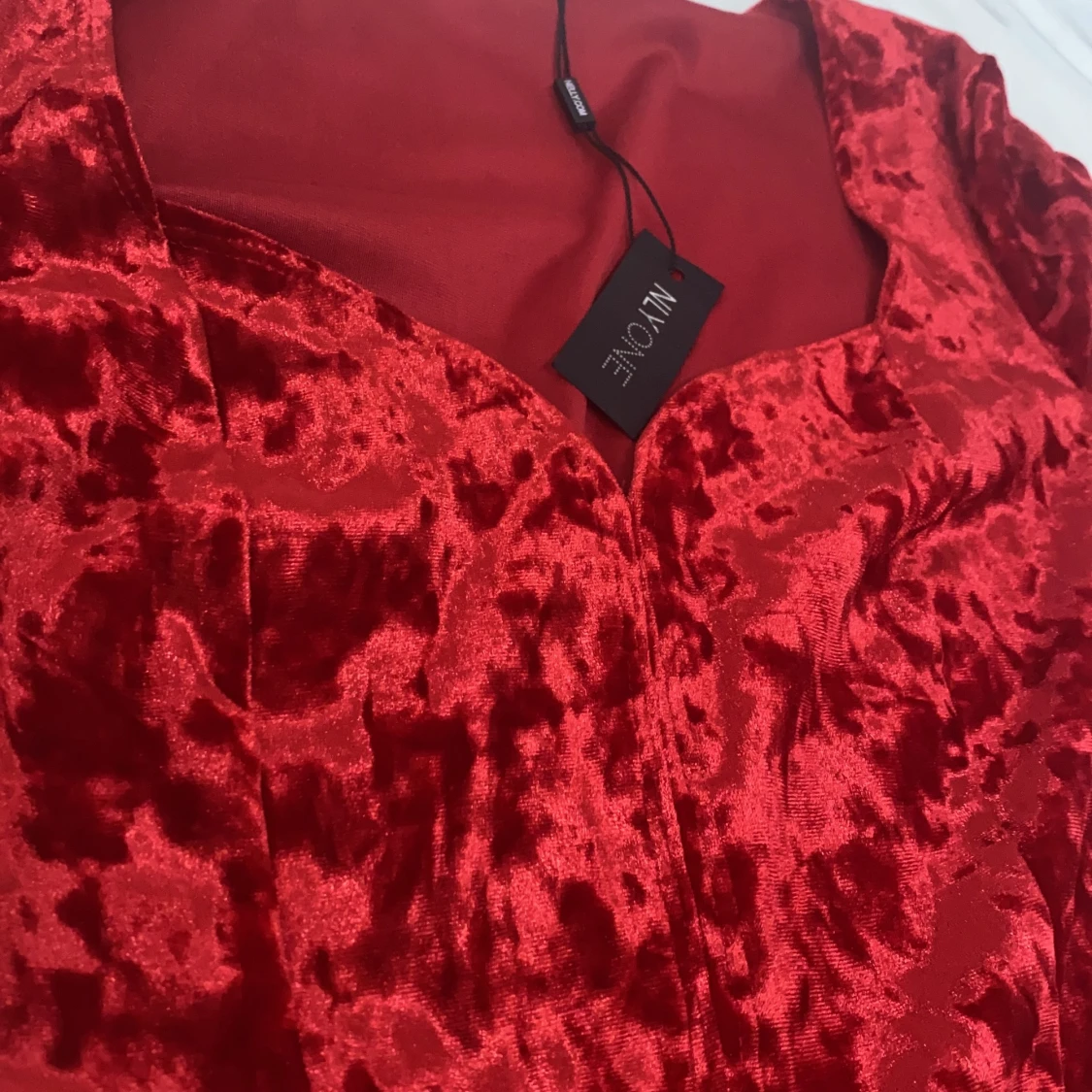 Röd klänning  - 90