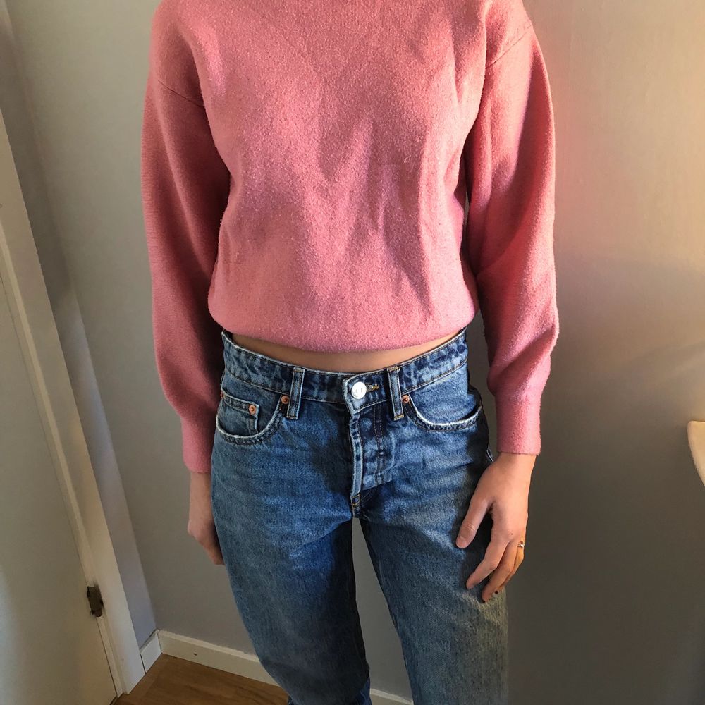 Rosa glittrig tröja - Zara | Plick Second Hand