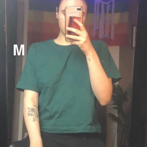 Tshirt från Gina Tricot - JätteFin grön tröja från gina, gillsr den jättemycket men färgen passar inte mig så därför säljer jag den