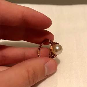 Pärl ring, gjord för hand 🥰