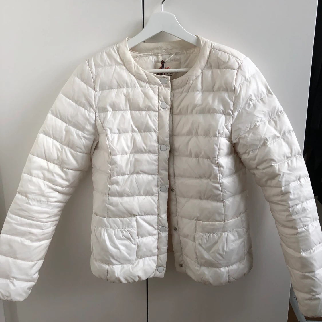 Superfin vit tunn dunjacka  - 90