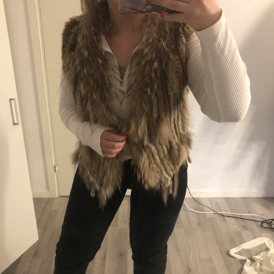 Äkta pälsväst