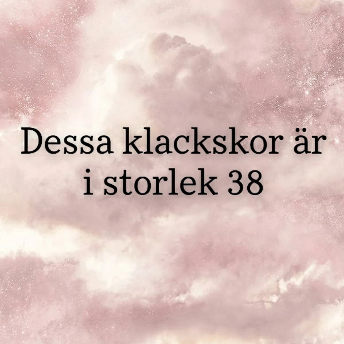 Blåa klackskor strl 38