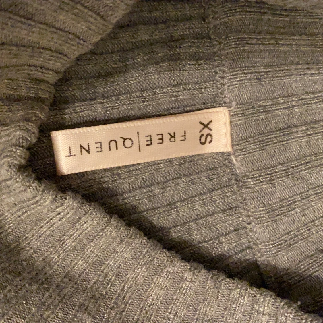 Ribbad långärmad tröja  - 91