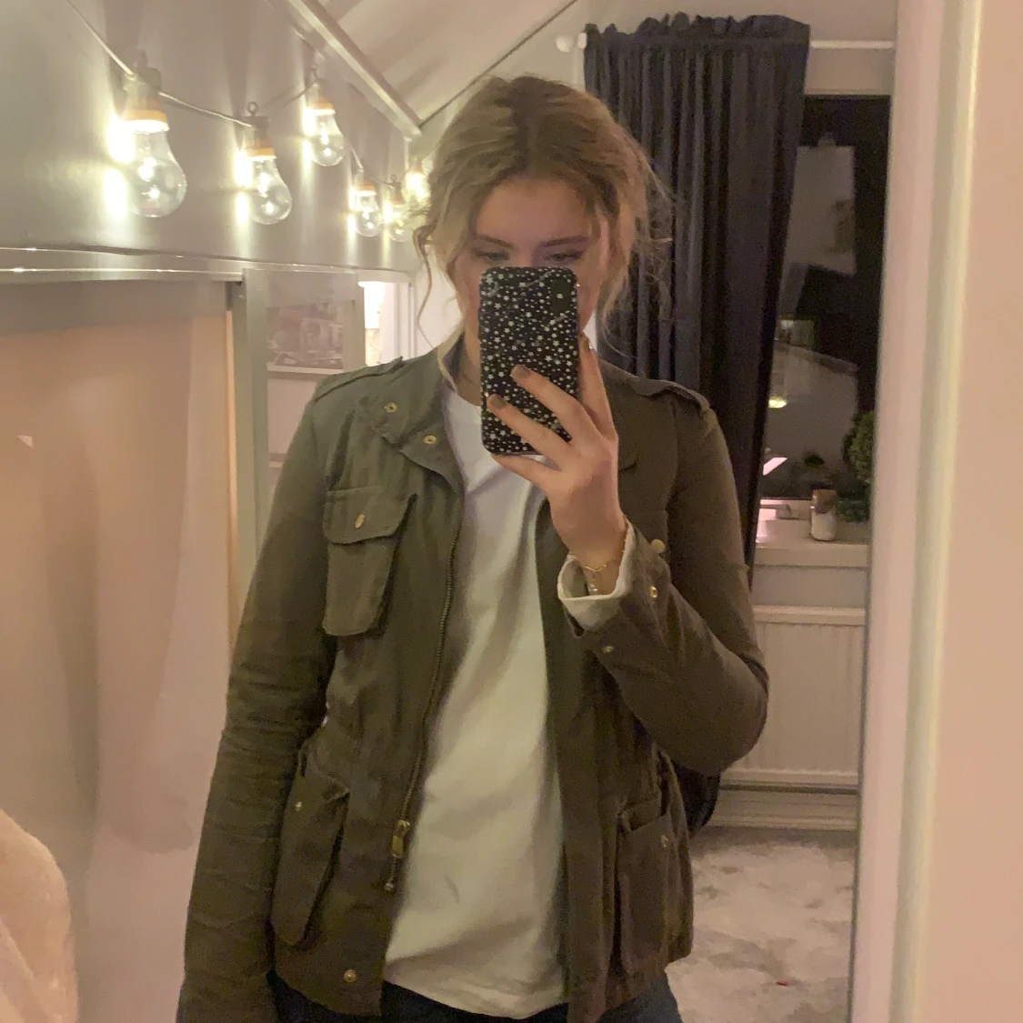 Hm. tunn jeans jack. STORLEK 34