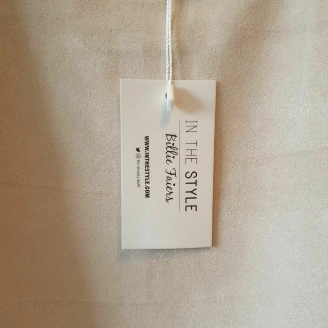 Mocka klänning med slit - 91