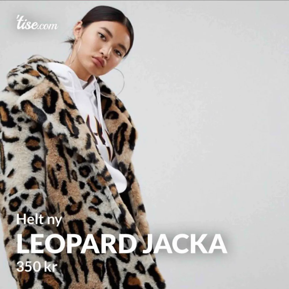 Helt ny leopard jacka från nakd. Nypris 600kr , köparen står för frakten eller hämtas i Göteborg/Kungälv . Jackor.