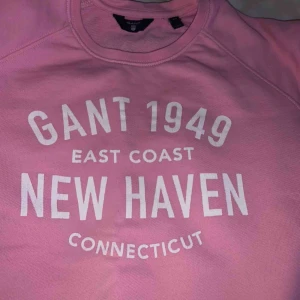 Gant tröja - Rosa gant tröja! Använd fåtal gånger bra kvalité. Finns en jätteliten fläck som knappt syns kan skicka bättre bilder i pm! Köpt för 600kr tror jag. 