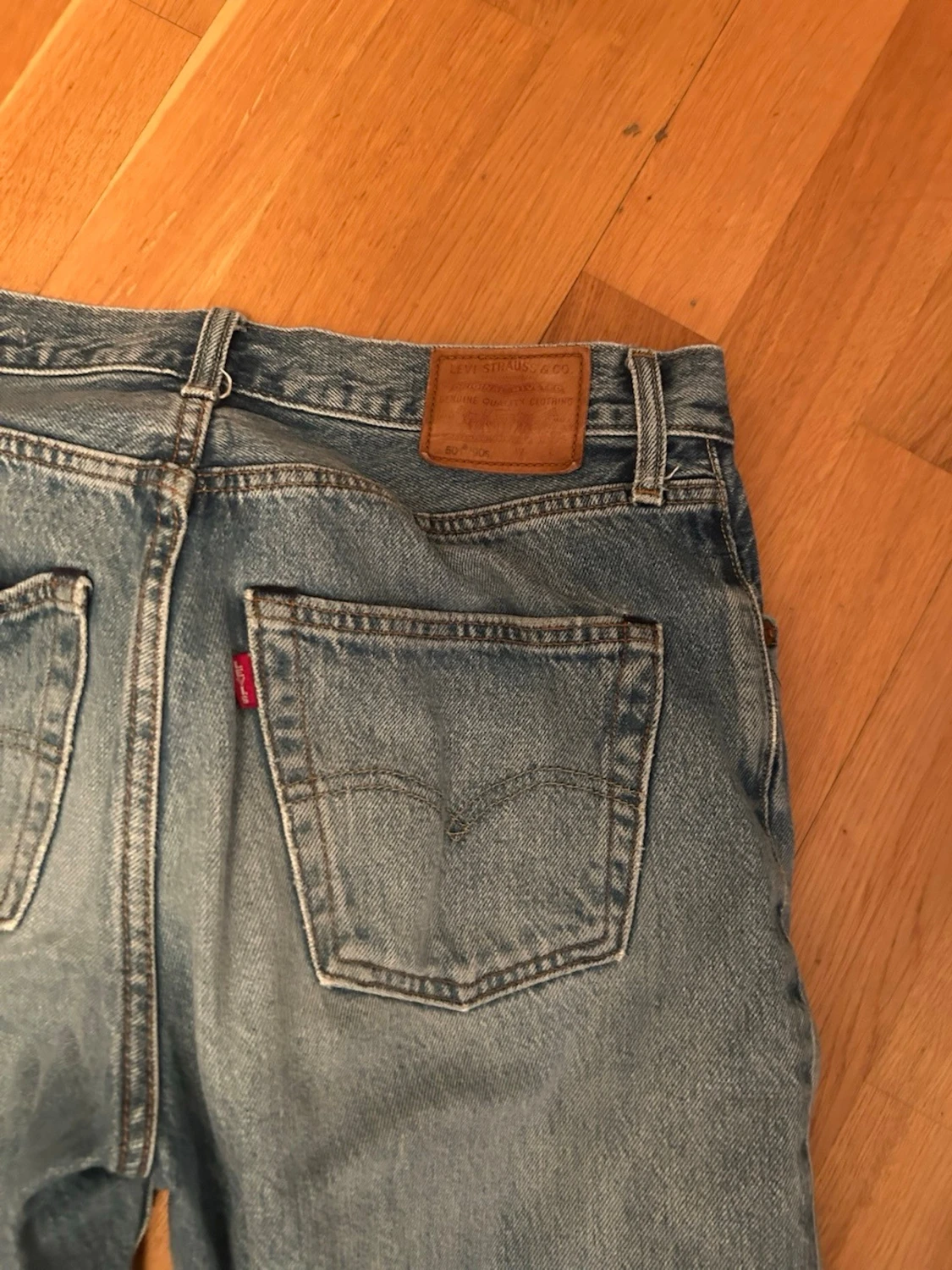 Blå raka jeans från Levi's - 2