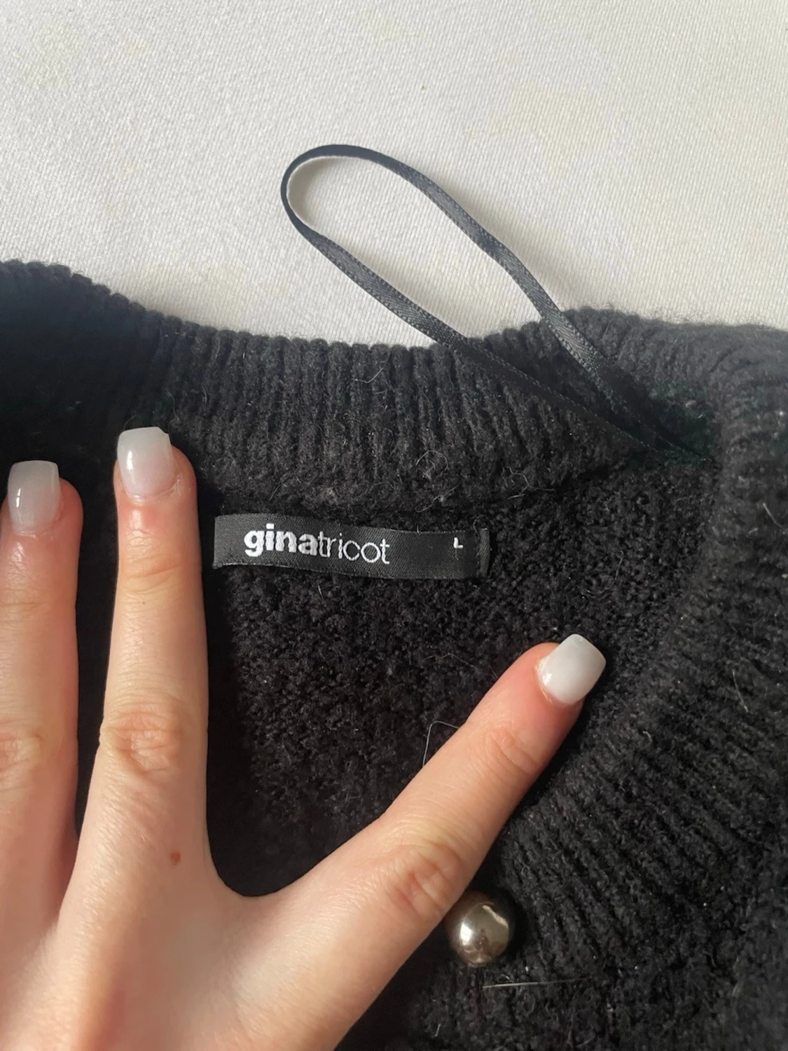 Svart kofta från Gina Tricot - 1