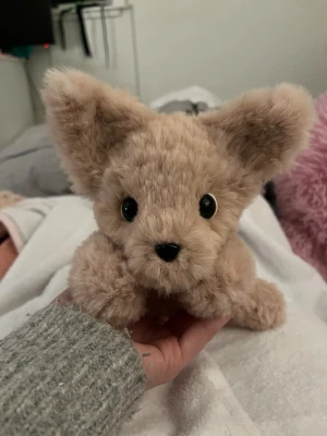 Virkad fennec fox - Super söt virkad fennec fox virkad med päls garn🤎