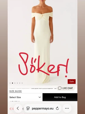 SÖKER BALKLÄNNING - Söker denna superfina klänning till balen!! Skriv gärna ifall du har den i storlek 34/36💘💘💘💘