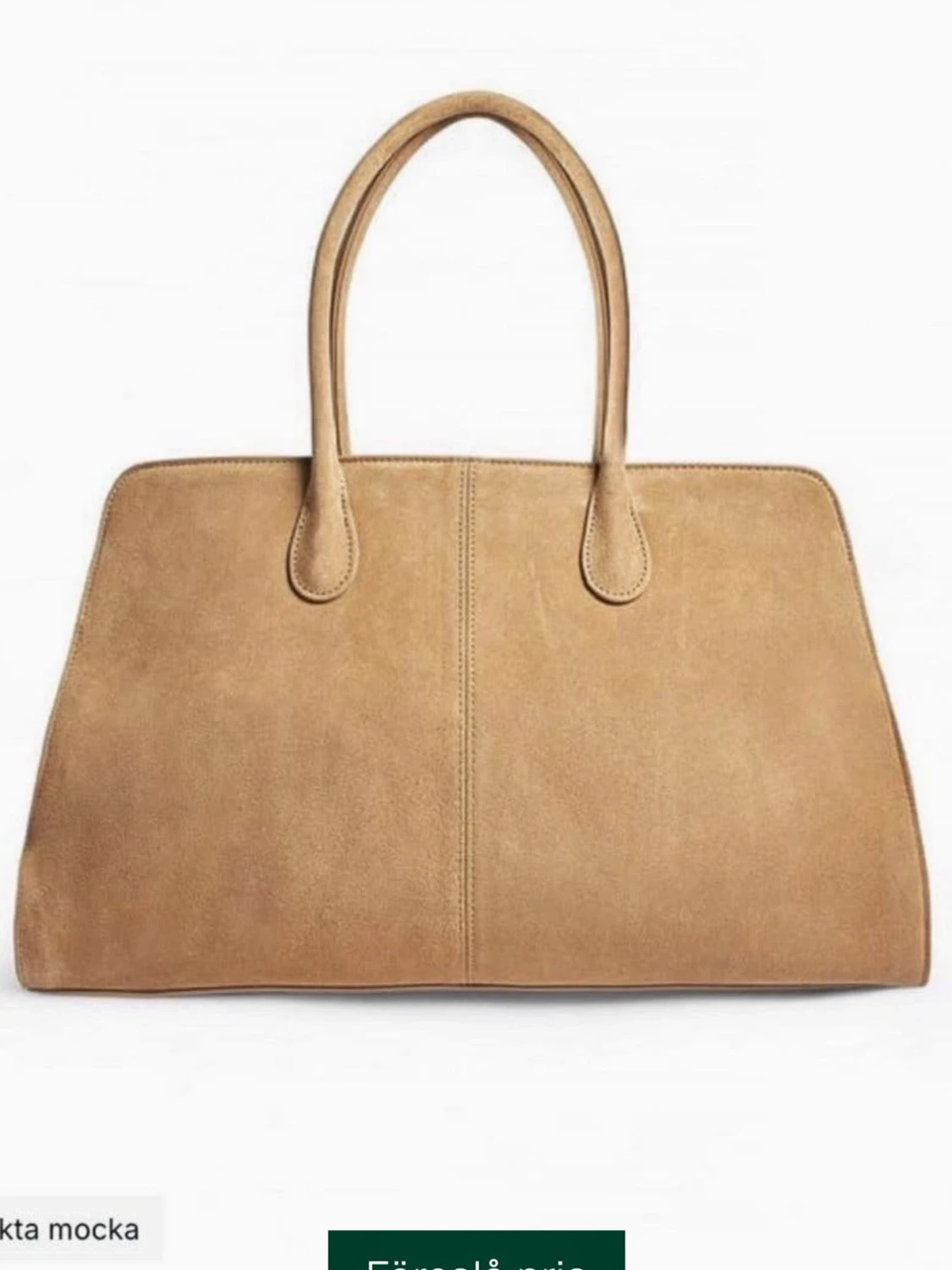 Beige mocka Totebag från NA-KD