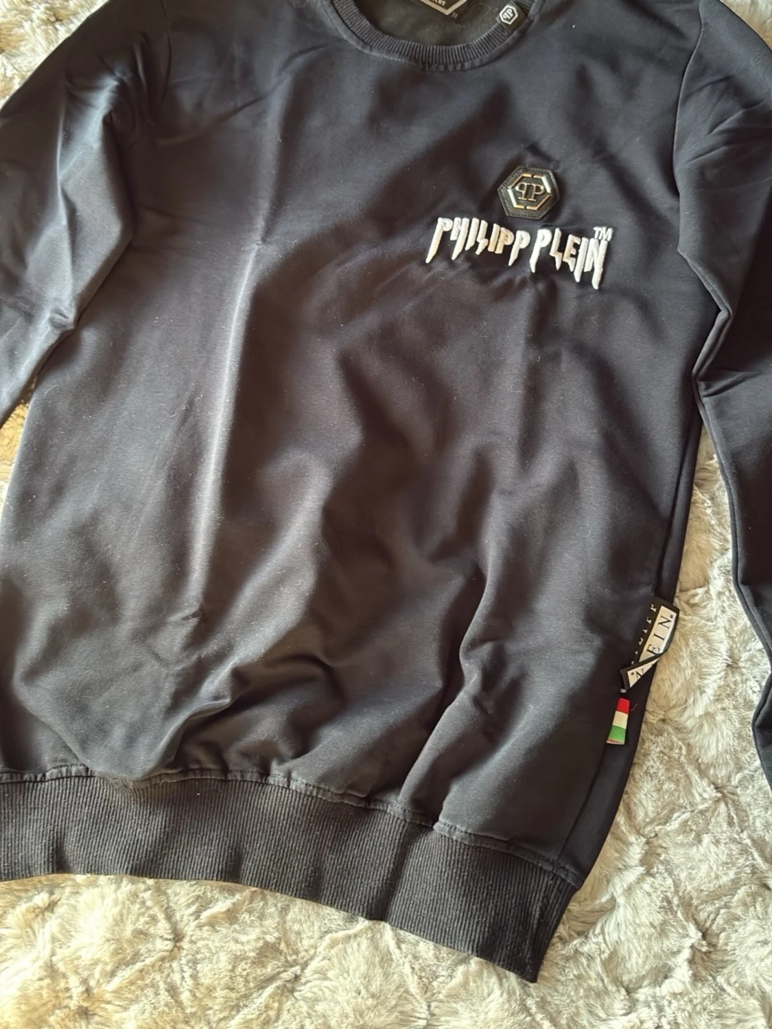 Svart sweatshirt från Philipp Plein