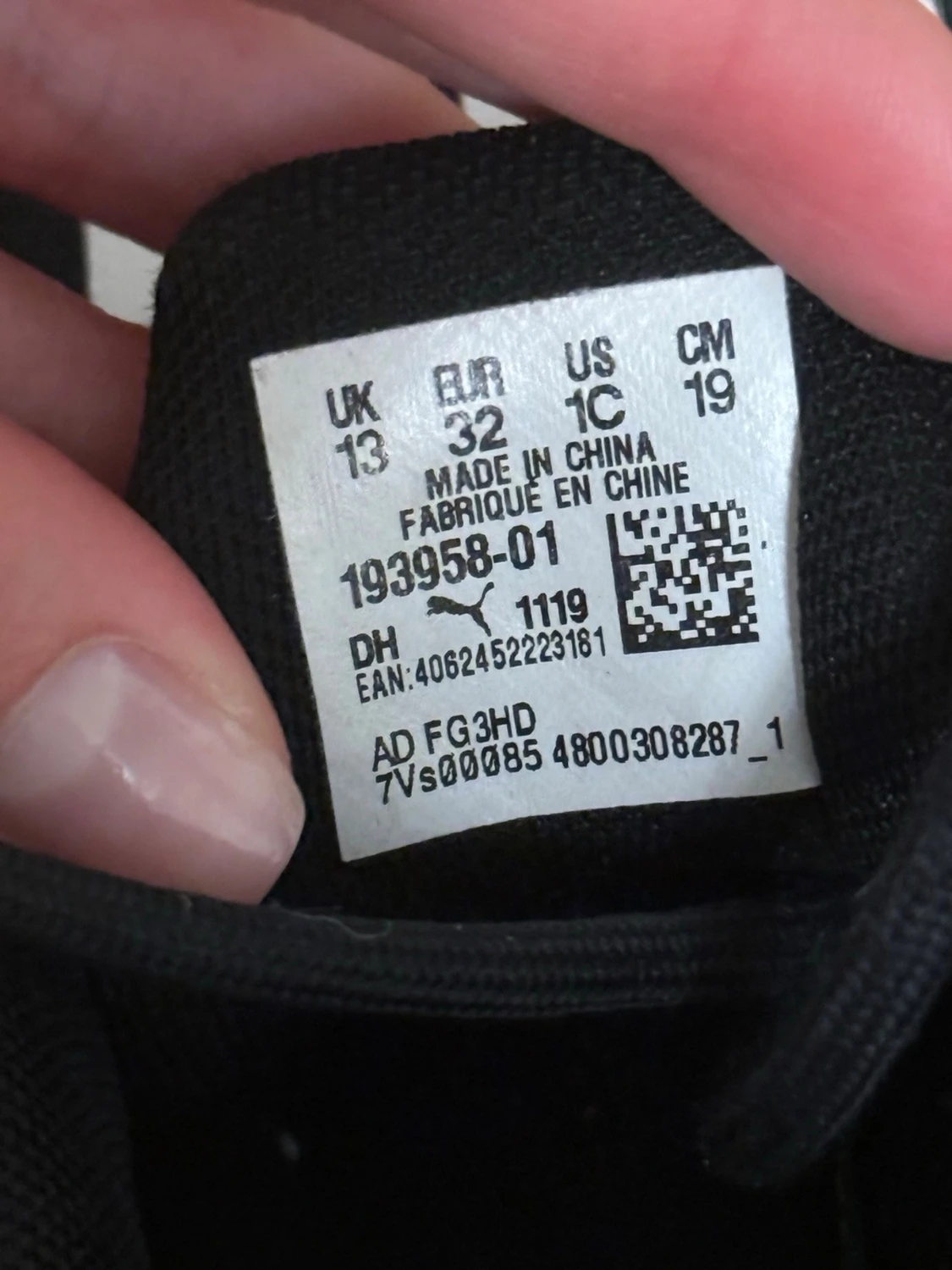 Svarta Puma sneakers med logga - 3