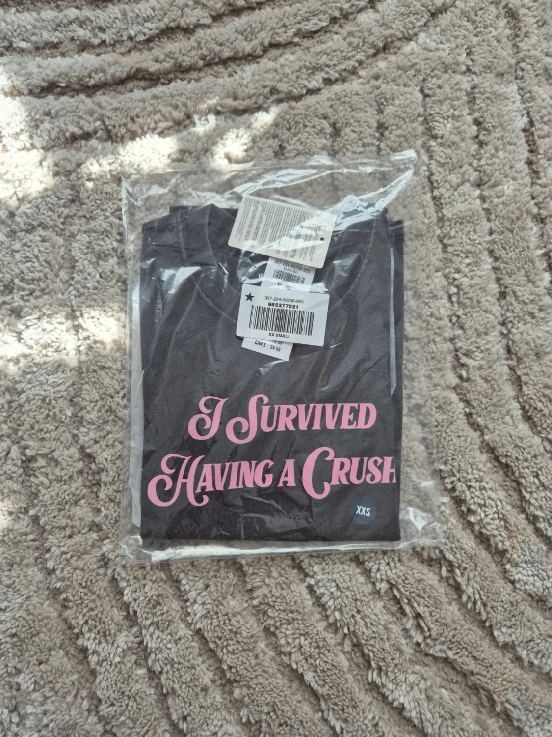 Supergullig grå Hollister t-shirt i xxs - 3