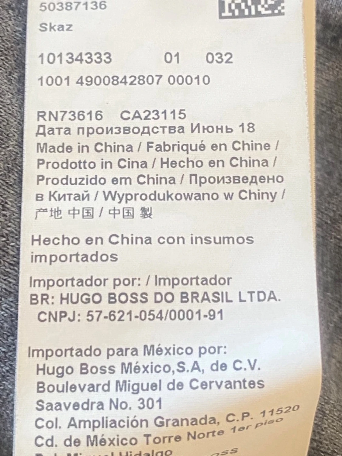 Grå ziptröja från BOSS Hugo Boss - 5