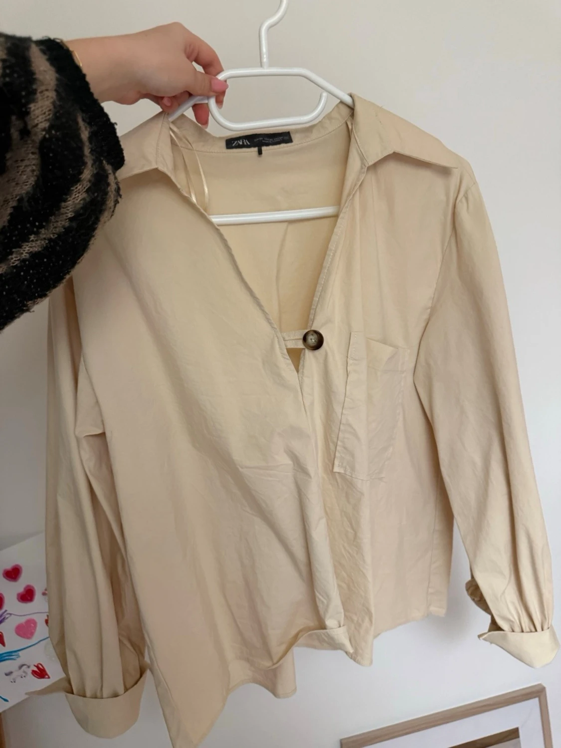 Beige skjorta från Zara Woman