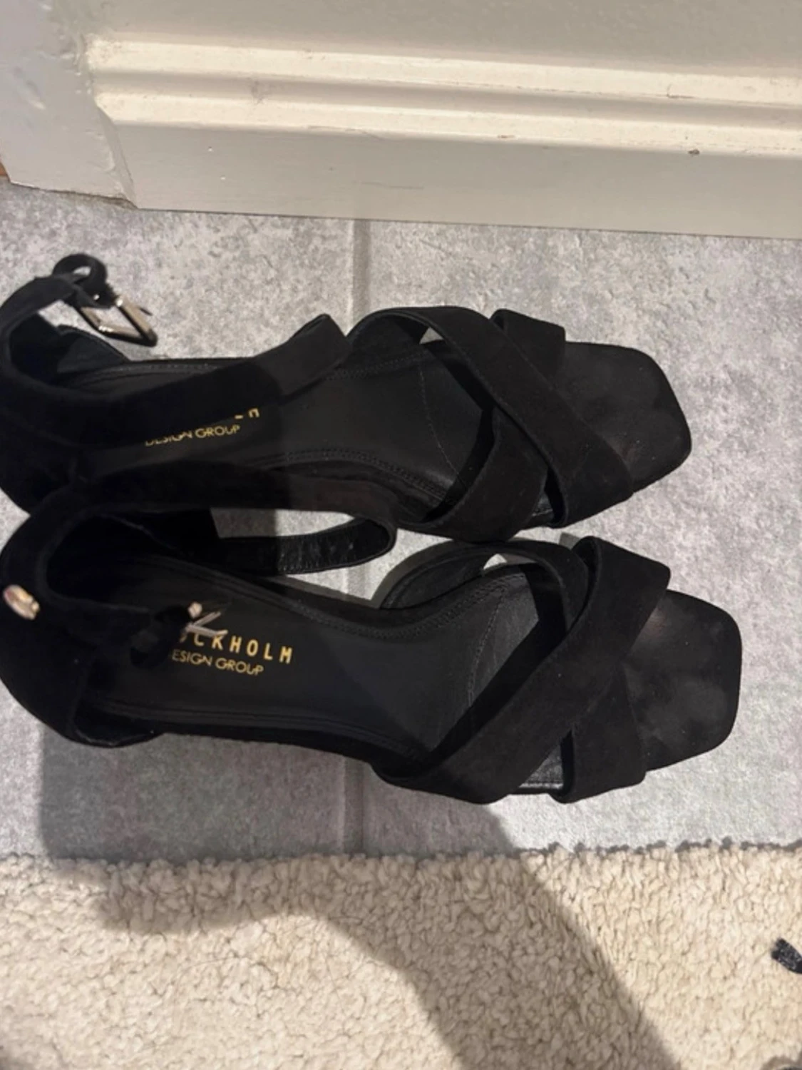Svarta sandaler från Stockholm Design Group - 1