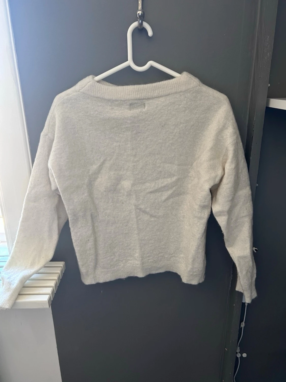 Vit stickad tröja från Redgreen - 2