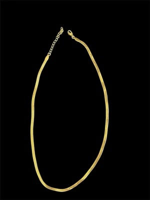 Guldigt halsband  - Helt nytt justerbart 