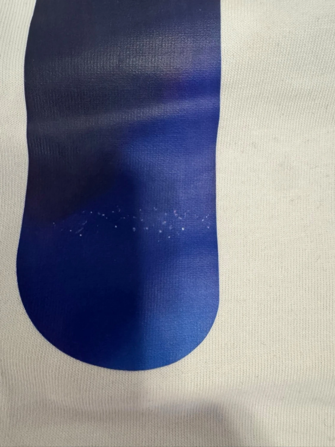 Vit Aimé Leon Dore t-shirt med blå print - 3