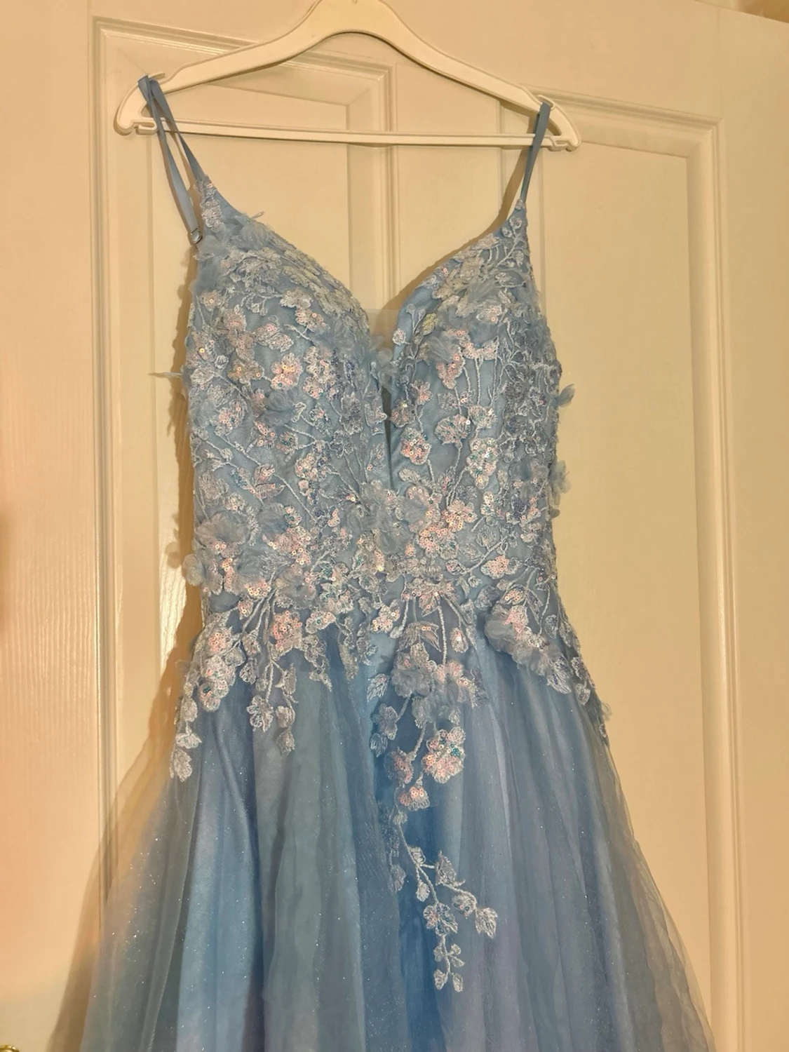 Ljusblå balklänning - 3