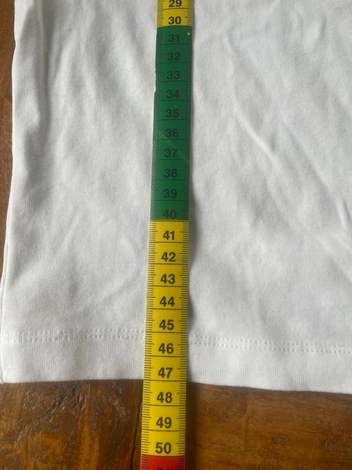 Vit basic t-shirt i bomull - 3