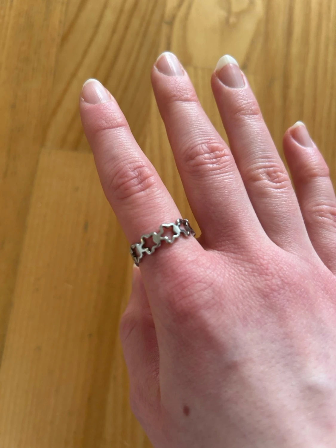 Söt silverring med stjärnor - 1