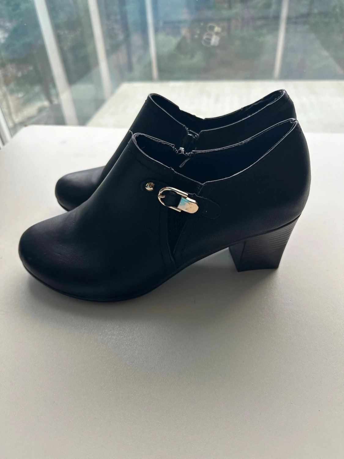 Svarta stövletter med klack, storlek 39 - 3