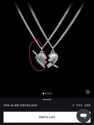 You and me halsband 🫶🏻 - Säljer nu mitt fina halsband från Maria Nilsdotter, den som jag säljer är den med pilen uppåt. 💌🫶🏻kan mötas upp i Nacka!! 🌸