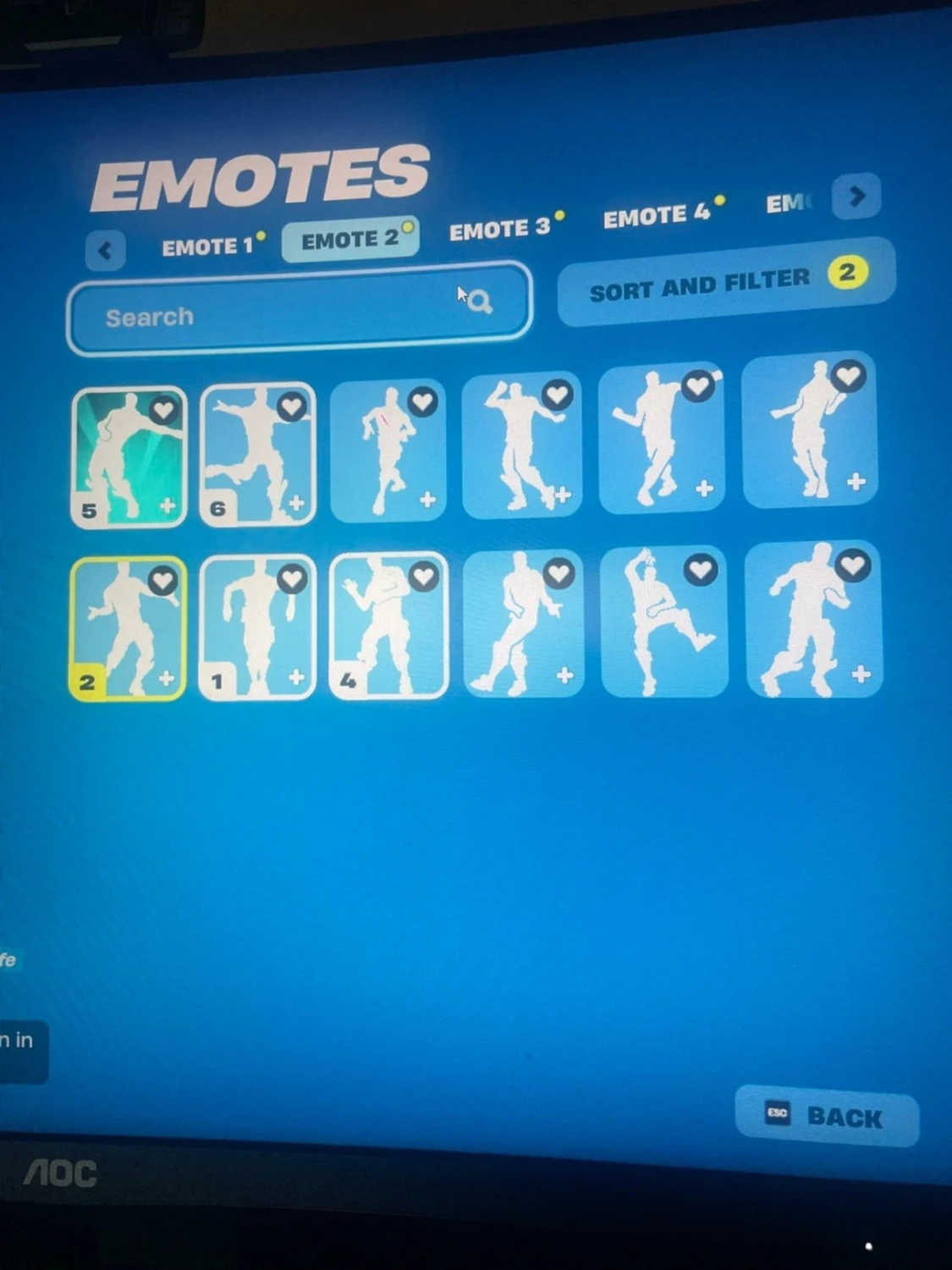 Fortnite-konto med skins och emotes - 1