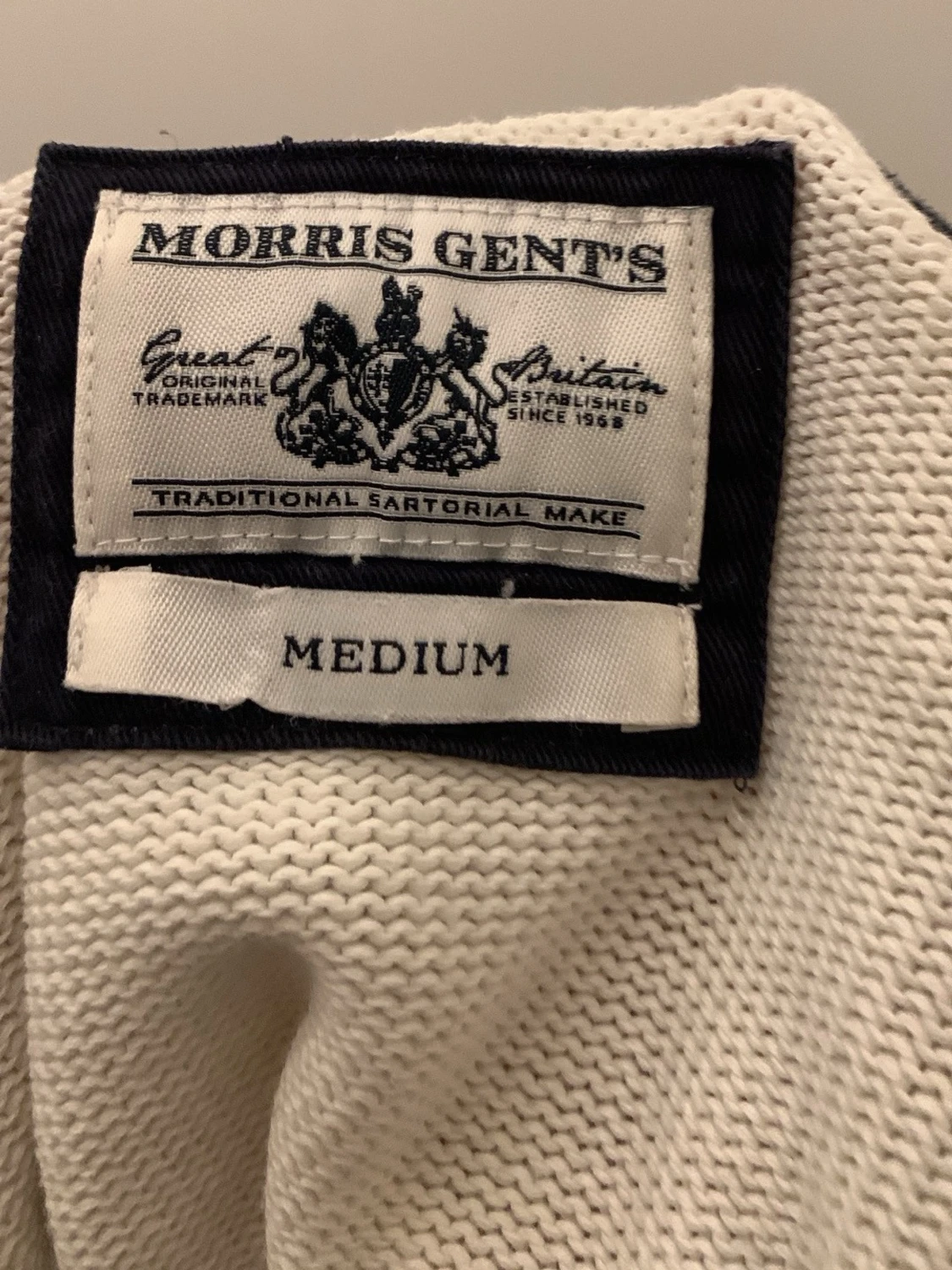 Beige tröja från Morris med tryck - 2