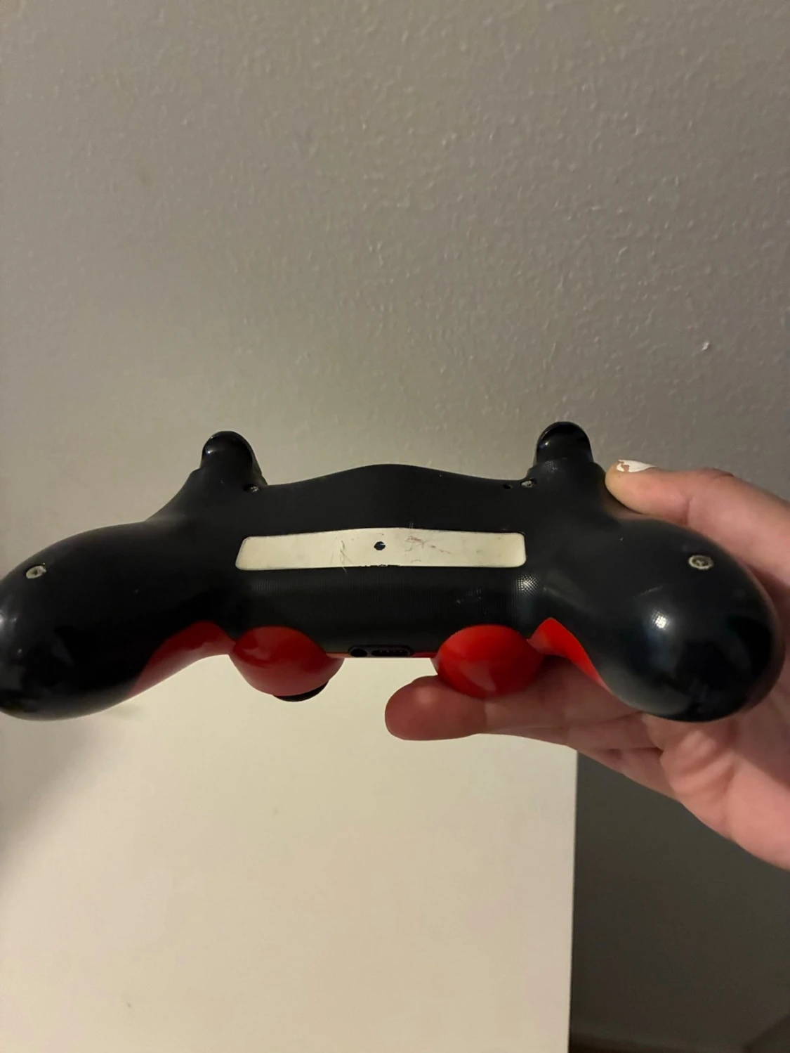 Röd och svart PS4 DualShock 4 kontroll - 1