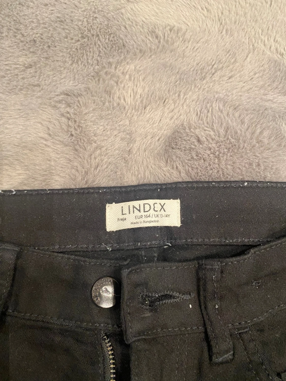 Svarta bootcut jeans från Lindex - 2