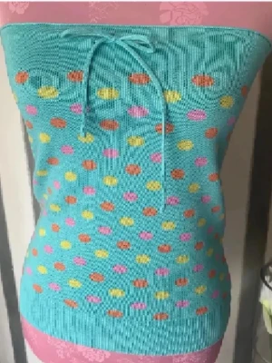 Topp S turkos  - Tubtopp