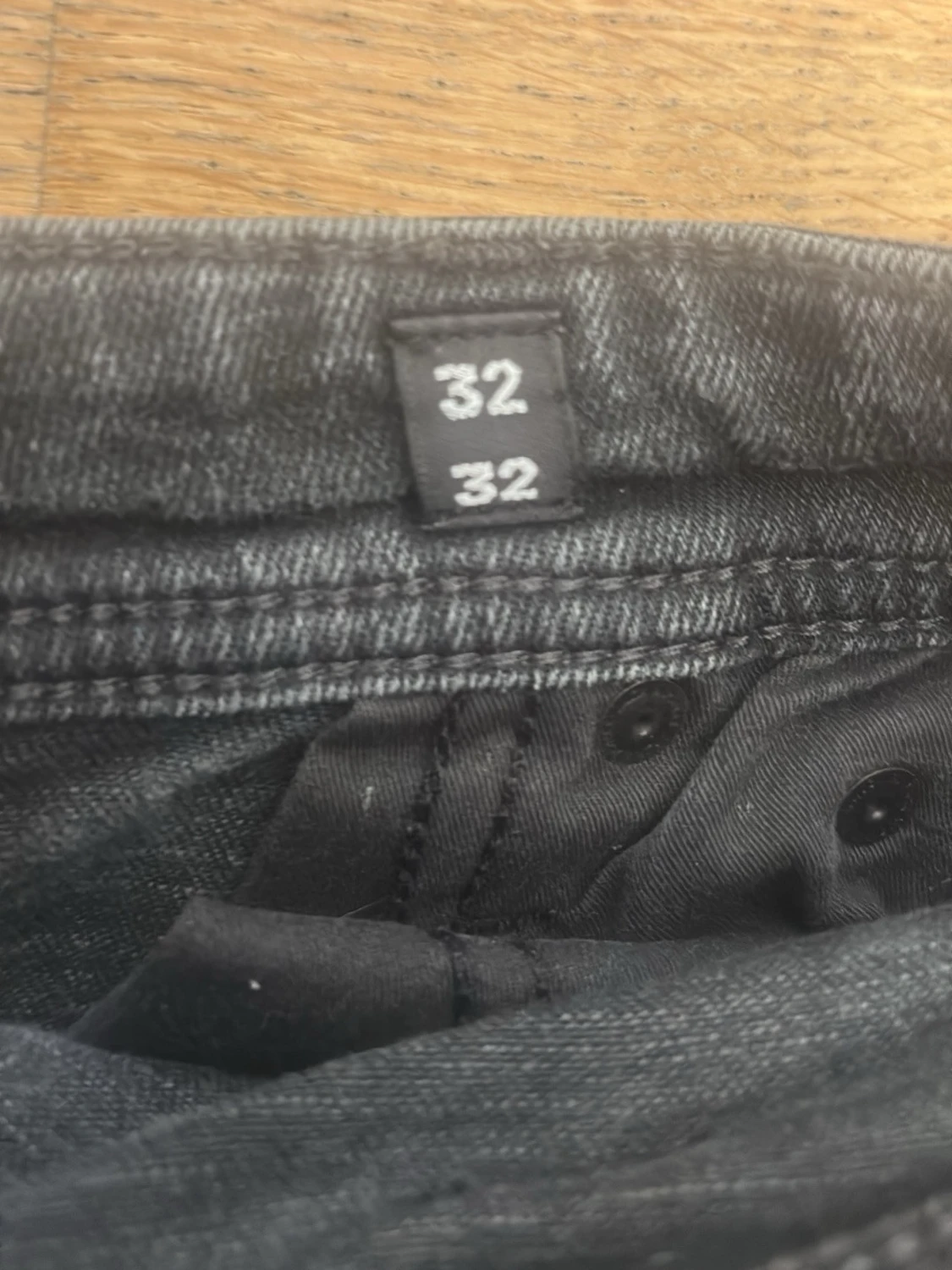 Svarta slim fit jeans - 2