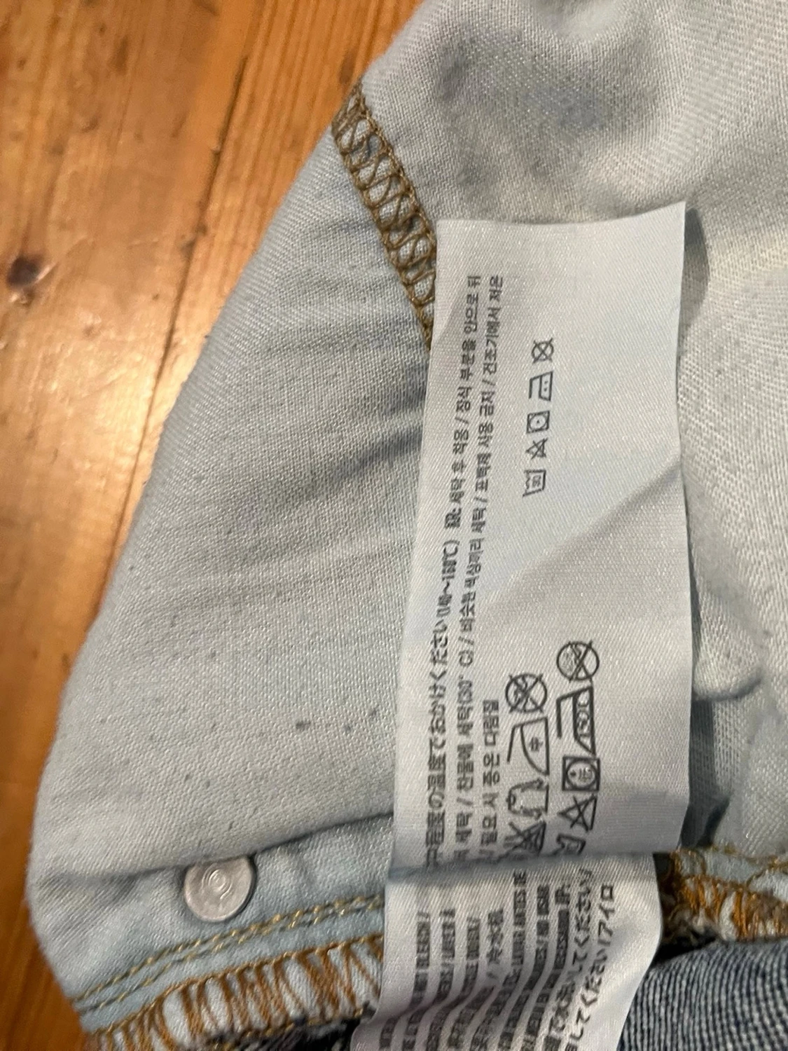 Blåa slim fit jeans från Hollister  - 4