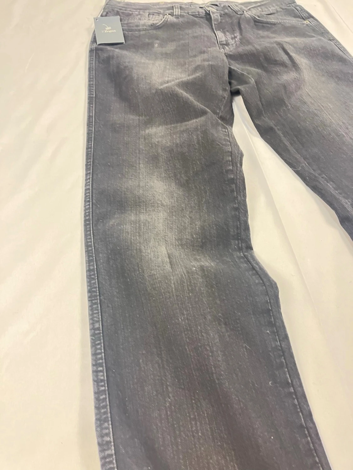 Z Zegna 75EMC2 – Mörkgrå Wash – W32 – Nyskick - 1