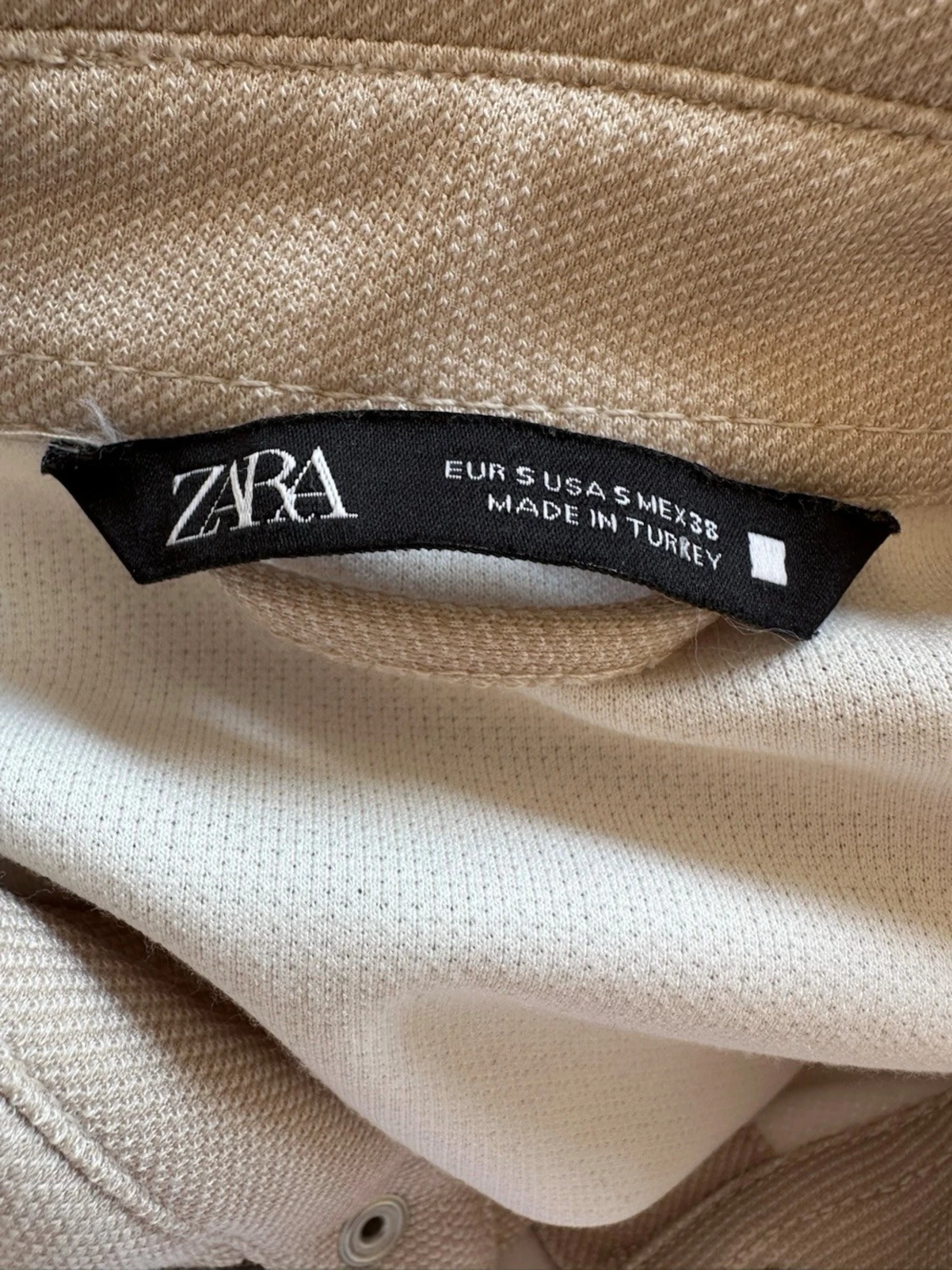 ZARA Overshirt Beige - 2