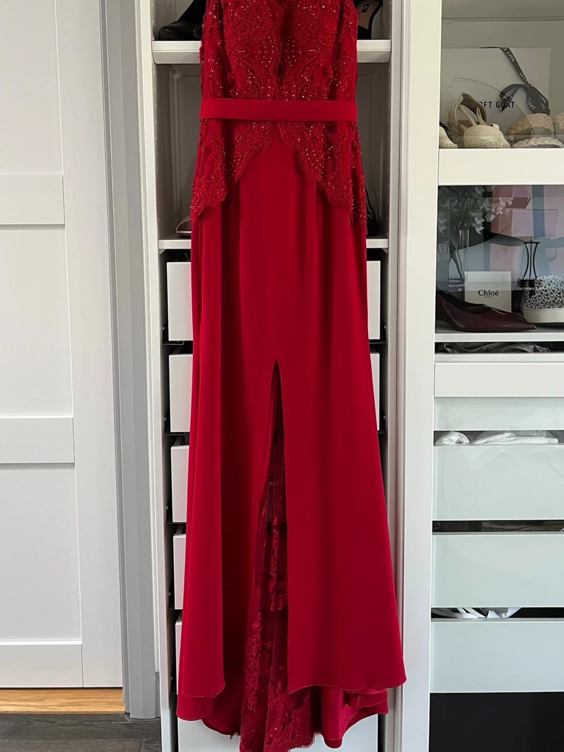 Röd långklänning - Bal  - 3