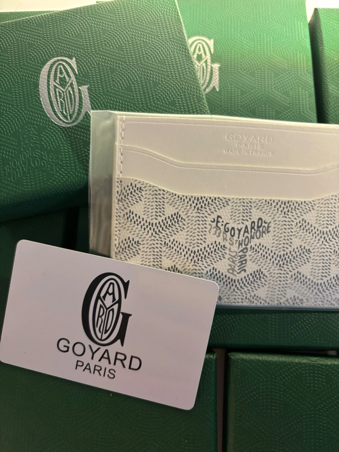 Vit korthållare - 2