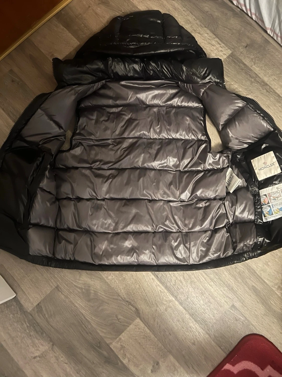 Moncler vest bormes,svart  - 1