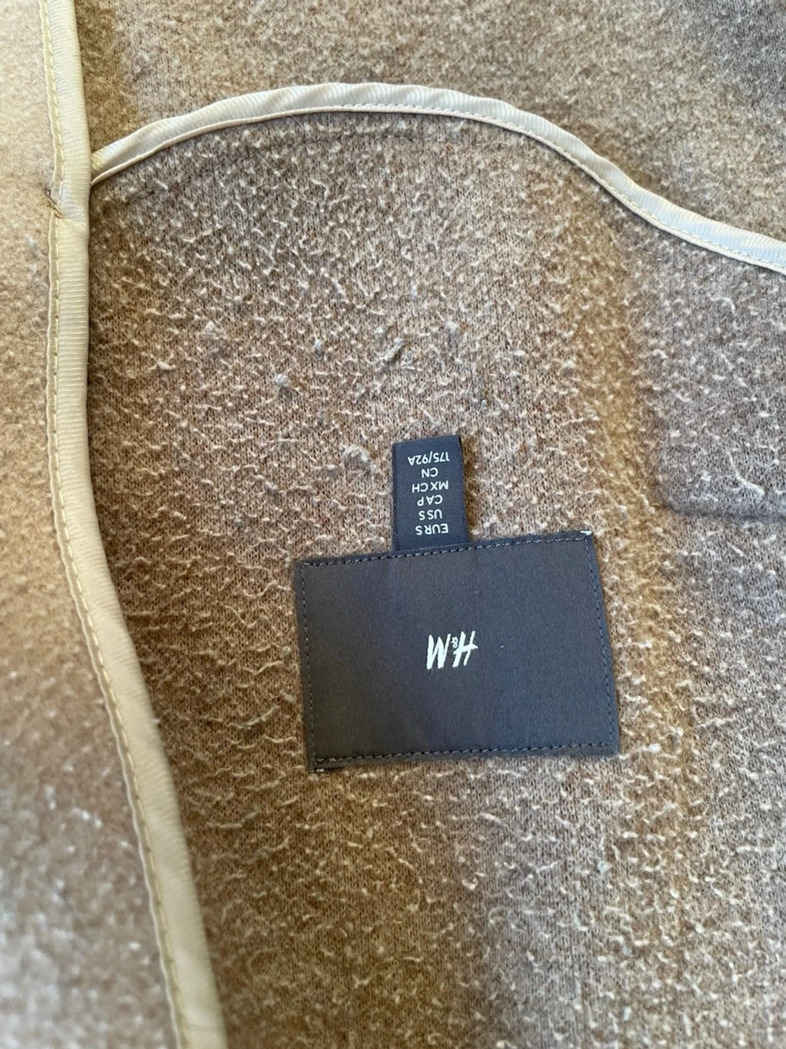 Beige ullkappa från H&M - 1