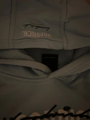 Ljusblå hoodie från Hoodrich - Jag säljer en hoodie från Hoodrich och jag andvänder den aldrig nu det är orsaken till varför jag säljer den, den är väldigt skön och passar nästan med allt