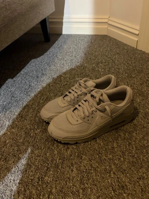 Grå Nike Air Max 90 sneakers - Fina fräscha air Max 90 i storlek 44! Säljer pågurnd av att dom är för små för mig. 