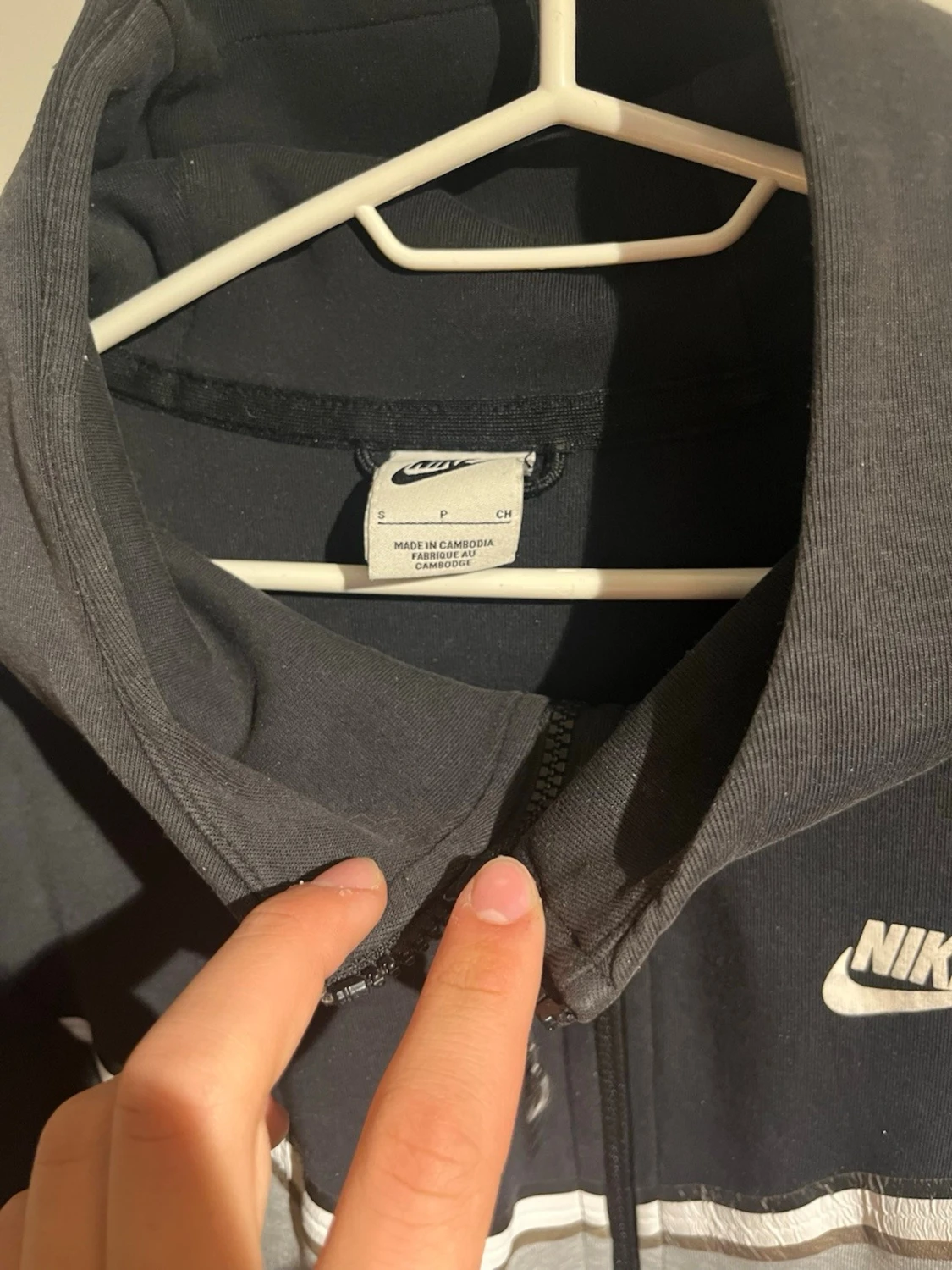 Nike hoodie med dragkedja och huva - 2
