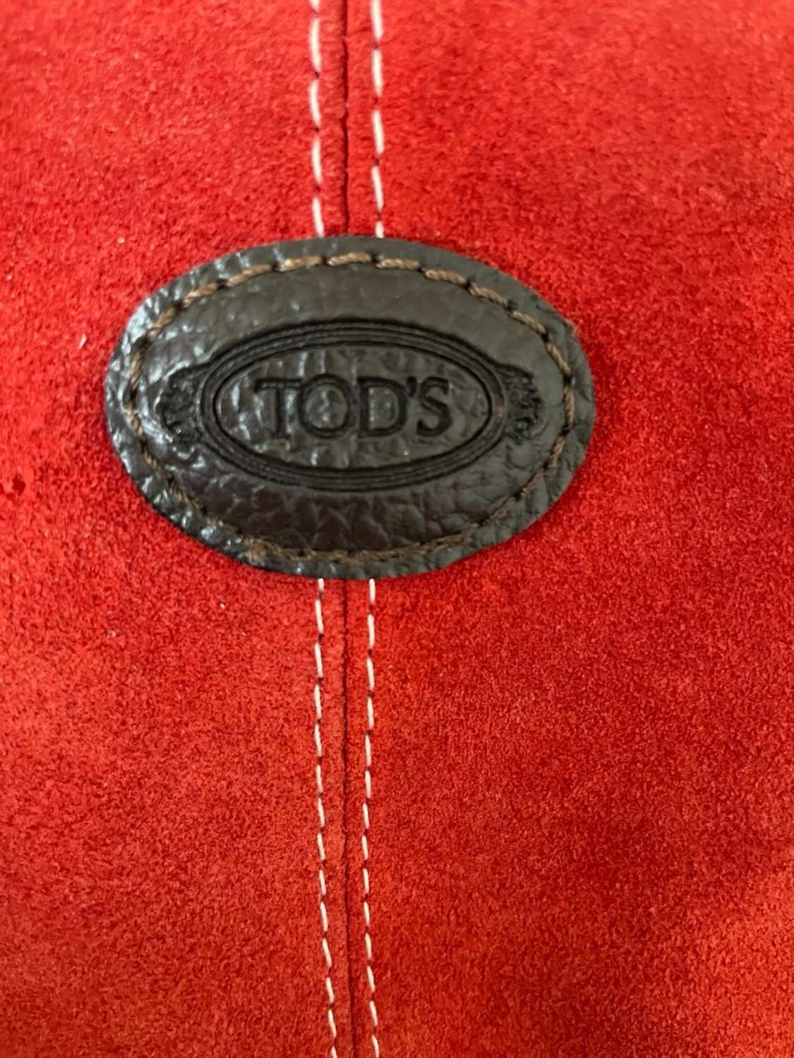 Tods röd vintage väska  - 4