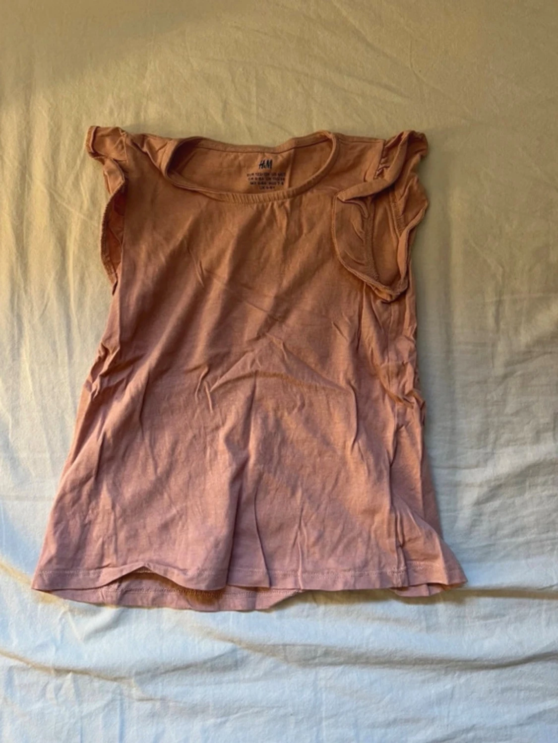Rosa ärmlös topp från H&M för barn