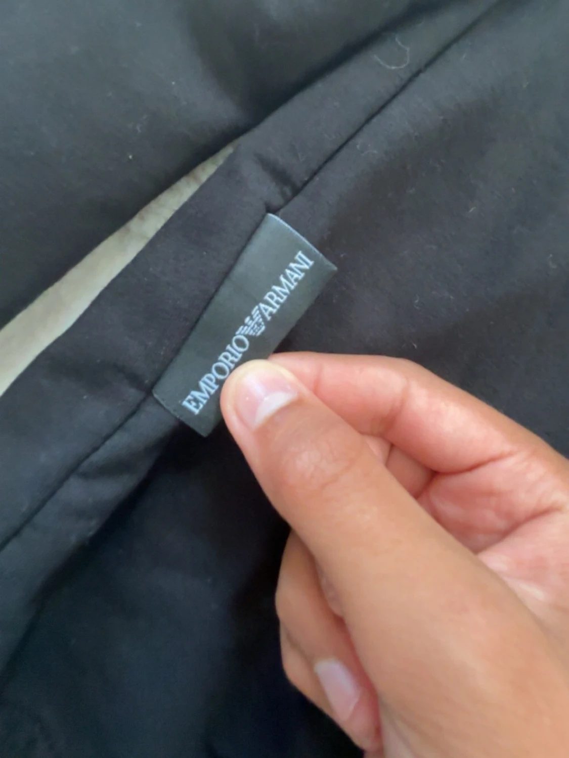 Svart sweatshirt från Emporio Armani - 4